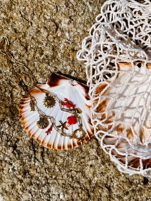 Collier Hoedic - Charms grigris fait main en Bretagne
