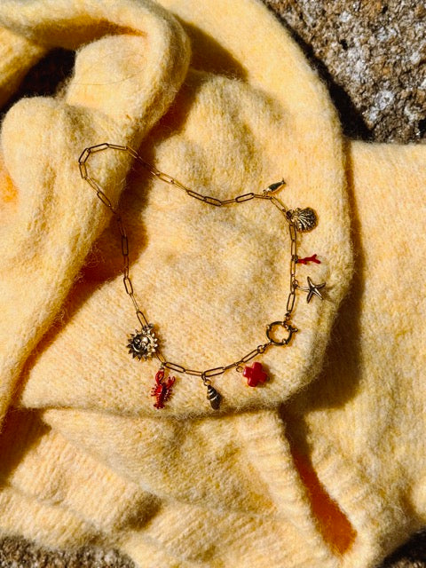 Collier Hoedic - Charms grigris fait main en Bretagne